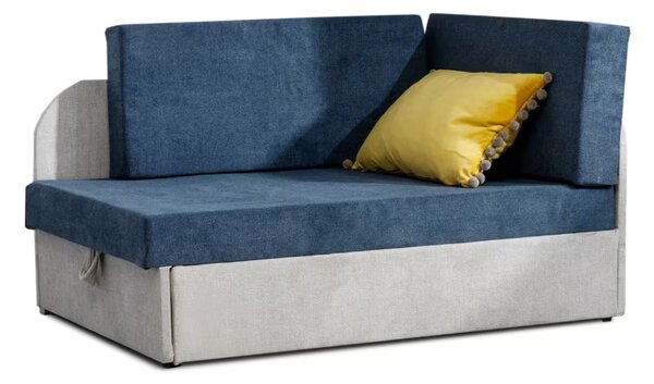 Mala rasklopiva sofa ROSA, plava/siva
