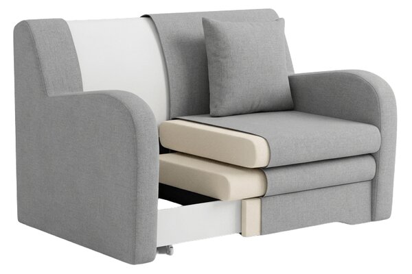 Razvlačiva dvosjedna sofa ARIO ROYAL, bijela