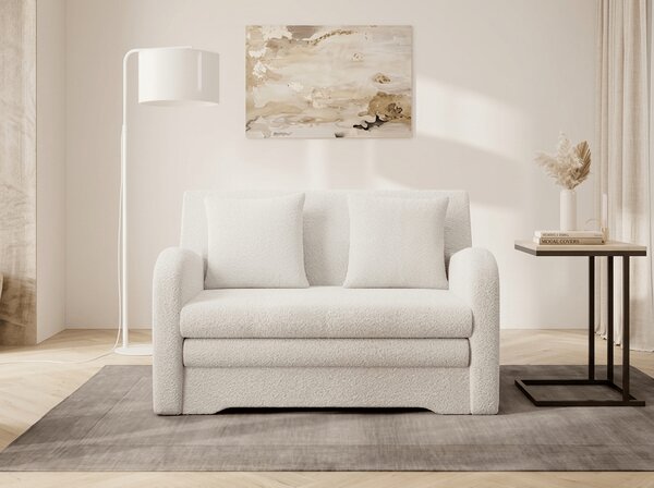 Razvlačiva dvosjedna sofa ARIO ROYAL, bijela