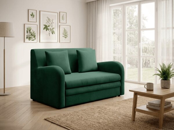 Dvostruka na razvlačenje sofa ARIO NUBE, tamno zelena