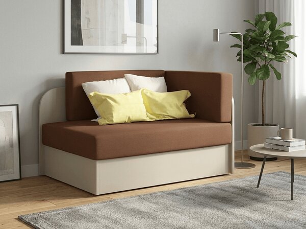 Mala sklopiva sofa ROSA, smeđa/bež