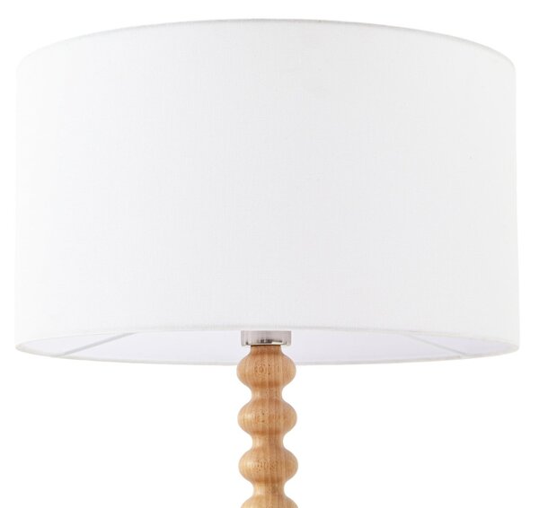 Podne Lampa Lucande, Karlie, Bijela, Drvo