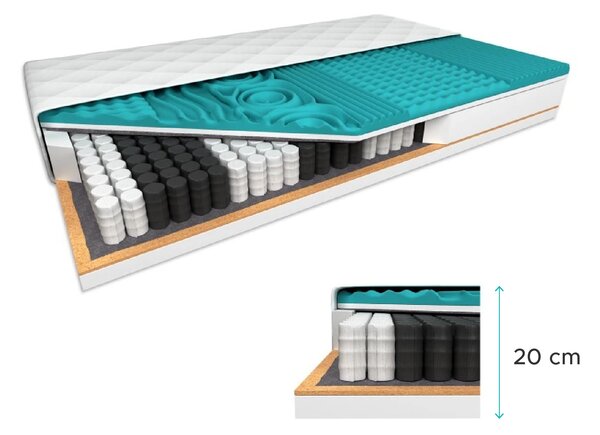 Kokos madrac COCO MAXI 20 cm 90 x 200 cm Zaštita madraca: BEZ zaštite madraca