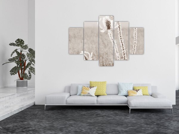 Slika - Čičak zimi (150x105 cm)