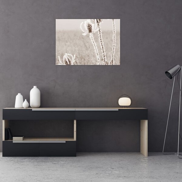 Slika - Čičak zimi (70x50 cm)