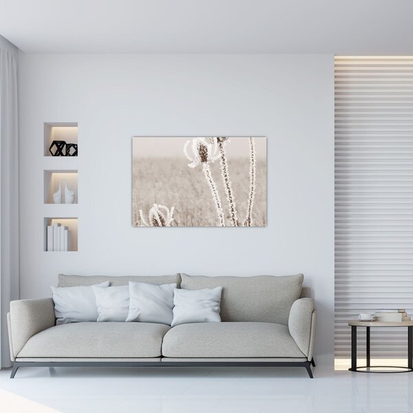 Slika - Čičak zimi (90x60 cm)