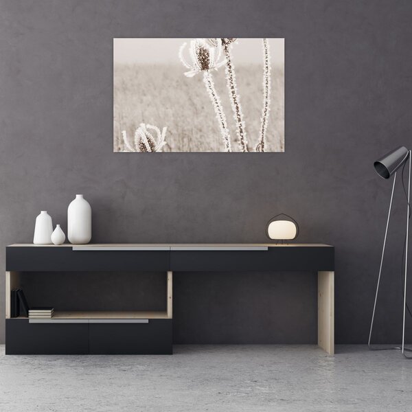 Slika - Čičak zimi (90x60 cm)