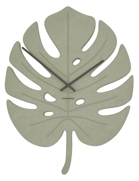 Zidni sat Luxhora Monstera Khaki 11 boja kazaljki