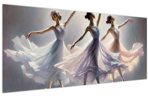 Slika - Tri balerine (120x50 cm)