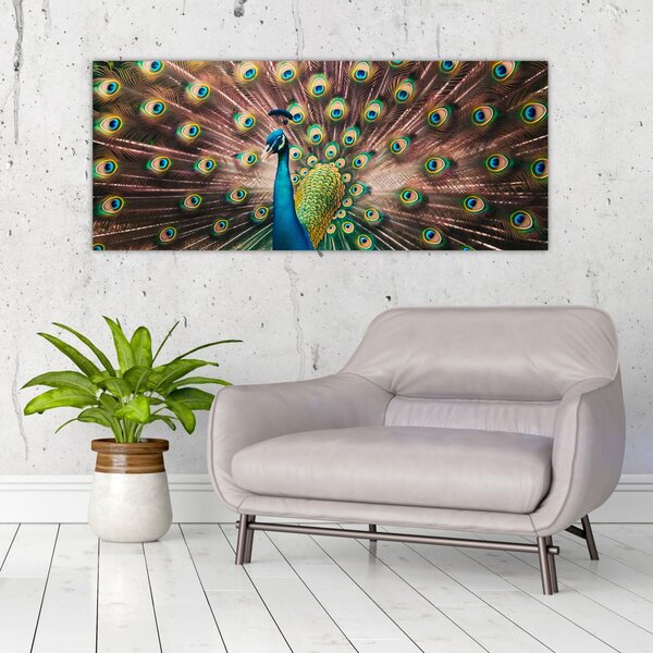 Slika - Paun (120x50 cm)