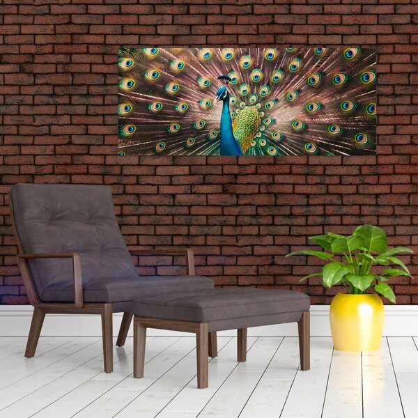Slika - Paun (120x50 cm)