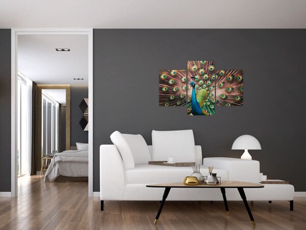 Slika - Paun (90x60 cm)