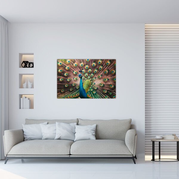 Slika - Paun (90x60 cm)