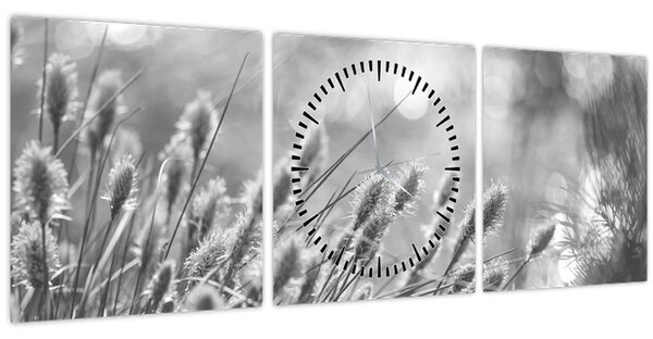 Slika - Bež mekana trava N⁰1 (sa satom) (90x30 cm)