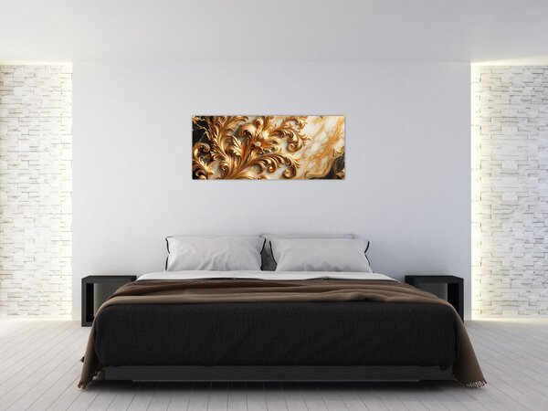 Slika - Mramor sa zlatom (120x50 cm)