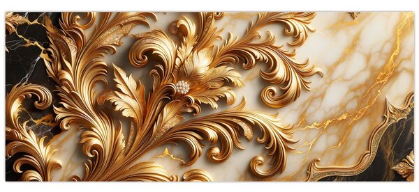 Slika - Mramor sa zlatom (120x50 cm)