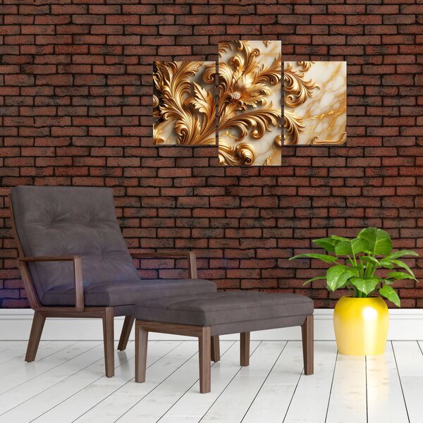 Slika - Mramor sa zlatom (90x60 cm)