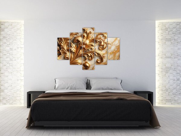Slika - Mramor sa zlatom (150x105 cm)