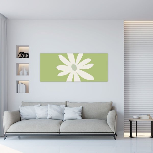 Slika - Hipiji, zeleno cvijeće N⁰2 (120x50 cm)