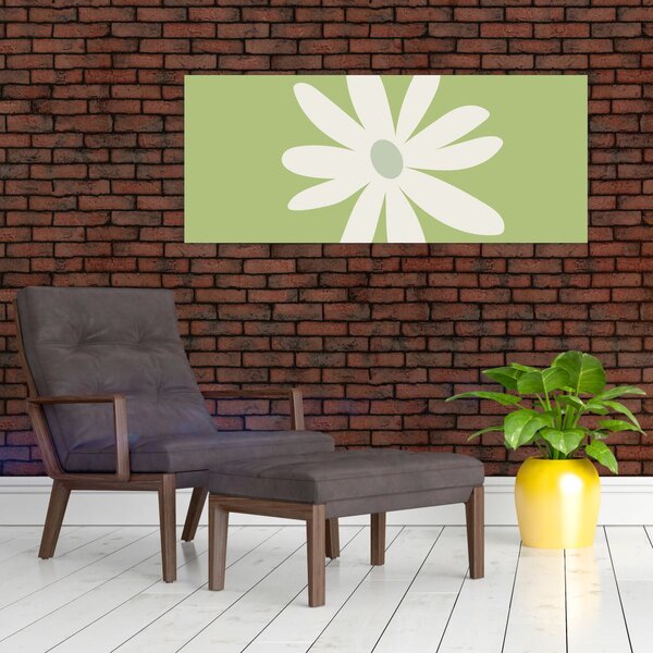 Slika - Hipiji, zeleno cvijeće N⁰2 (120x50 cm)