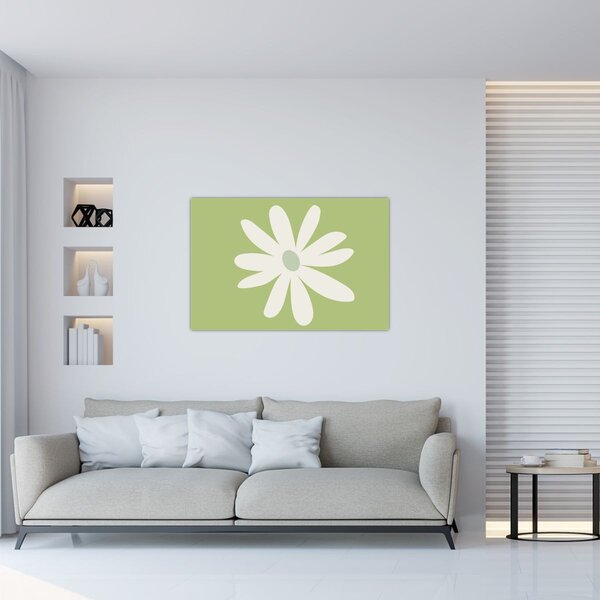 Slika - Hipiji, zeleno cvijeće N⁰2 (90x60 cm)