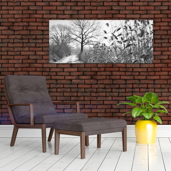 Slika - Polja zimi (120x50 cm)