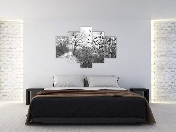 Slika - Polja zimi (150x105 cm)