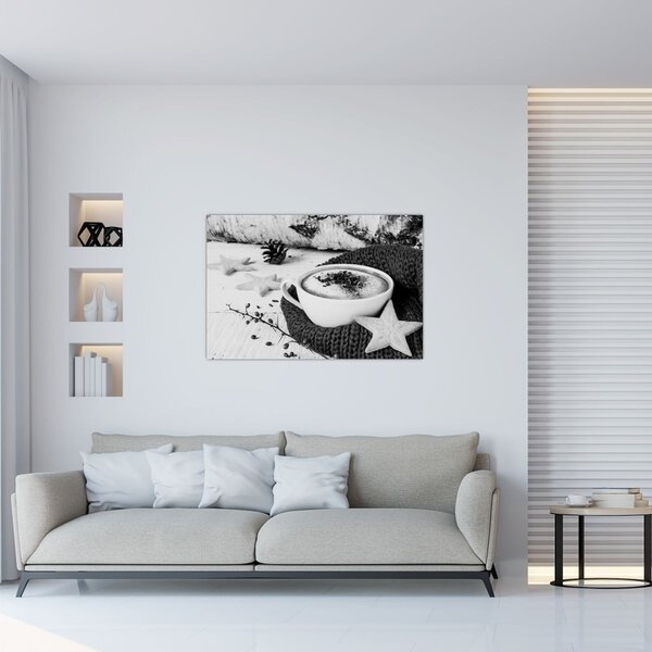 Slika - Zimski cappuccino (90x60 cm)