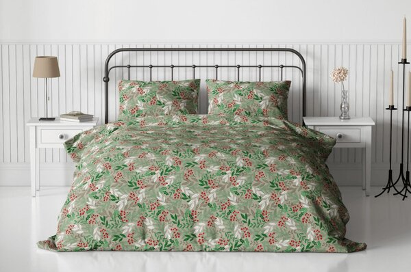 Flanel posteljina PINEFLOR zelena Dimenzije posteljine: 70 x 90 cm | 140 x 200 cm