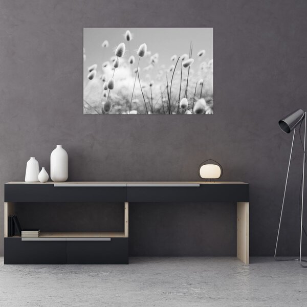 Slika - Boho trava od zečjeg repa (90x60 cm)