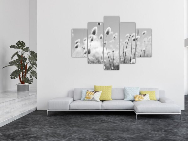 Slika - Boho trava od zečjeg repa (150x105 cm)