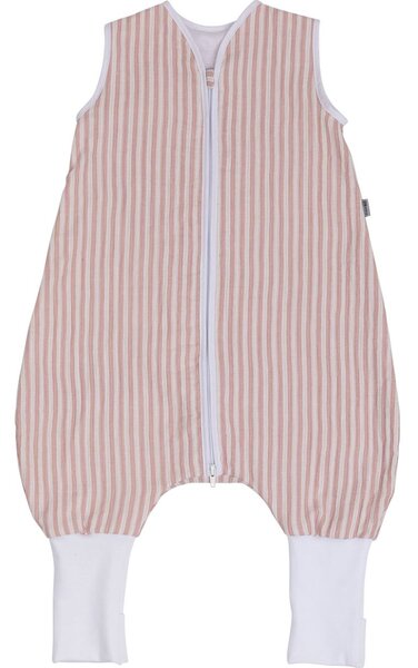 BUBABA BY FREEON vreća za spavanje - ljetna 86/92/98 s nogavicama 18-30 mj muslin prugice pink 87523