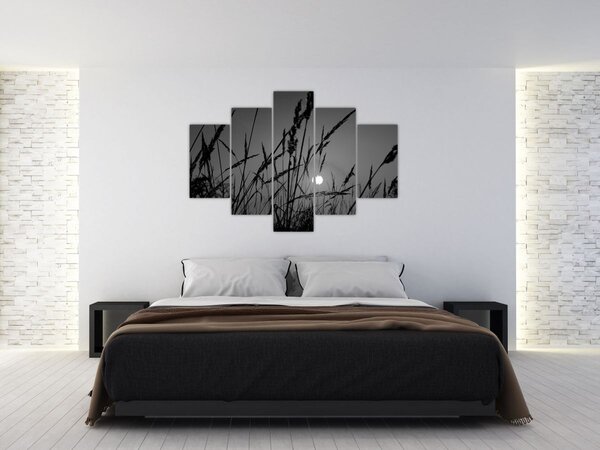 Slika - Livada sa zalaskom sunca (150x105 cm)