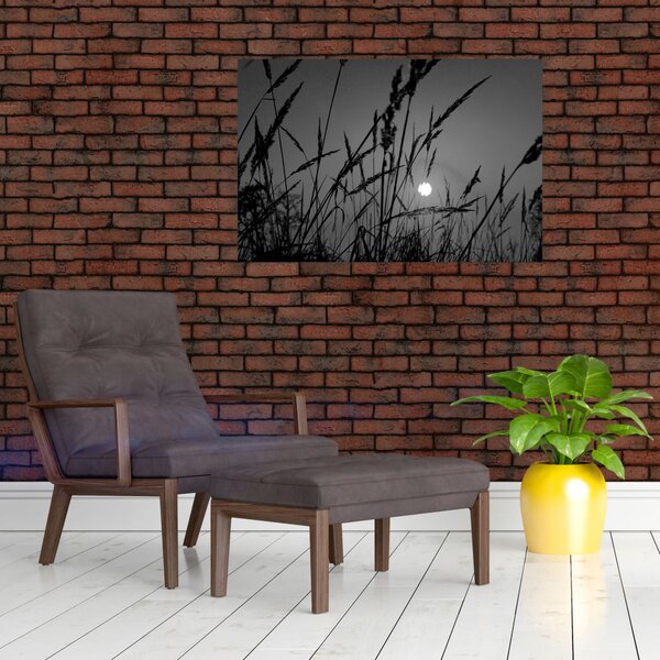 Slika - Livada sa zalaskom sunca (90x60 cm)