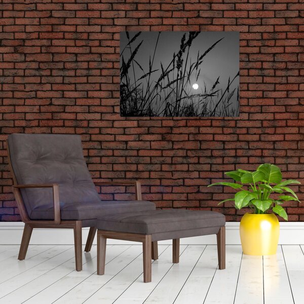 Slika - Livada sa zalaskom sunca (70x50 cm)