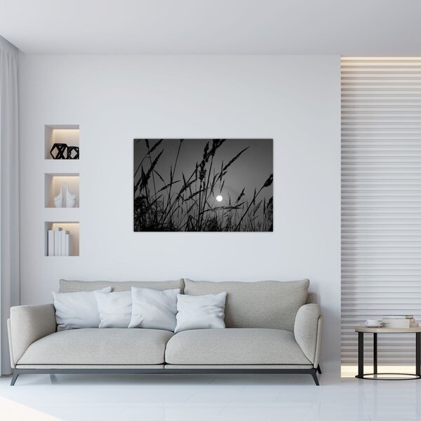 Slika - Livada sa zalaskom sunca (90x60 cm)