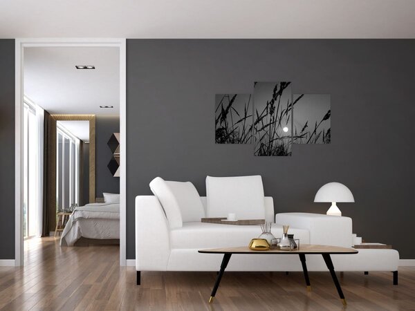 Slika - Livada sa zalaskom sunca (90x60 cm)