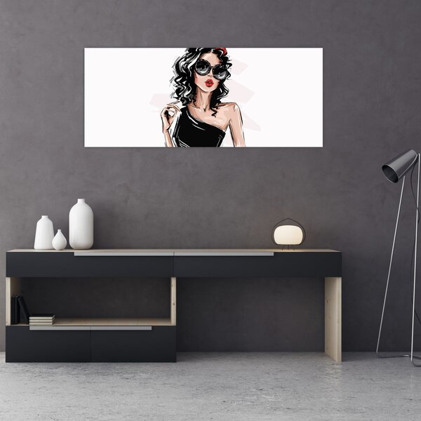 Slika - Modna žena (120x50 cm)