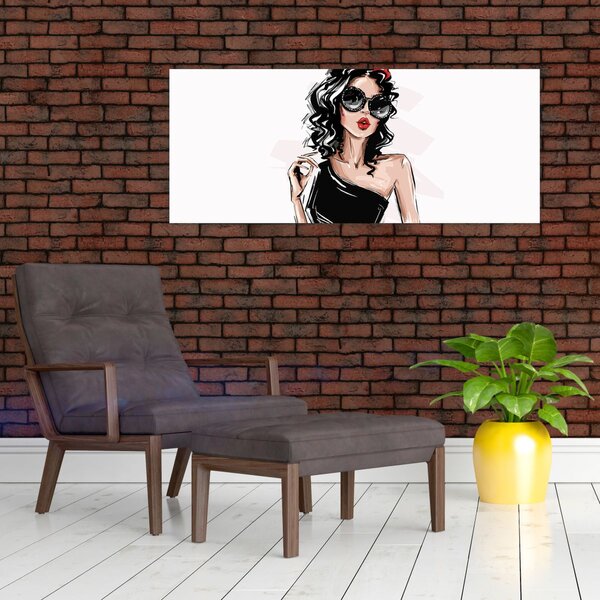 Slika - Modna žena (120x50 cm)