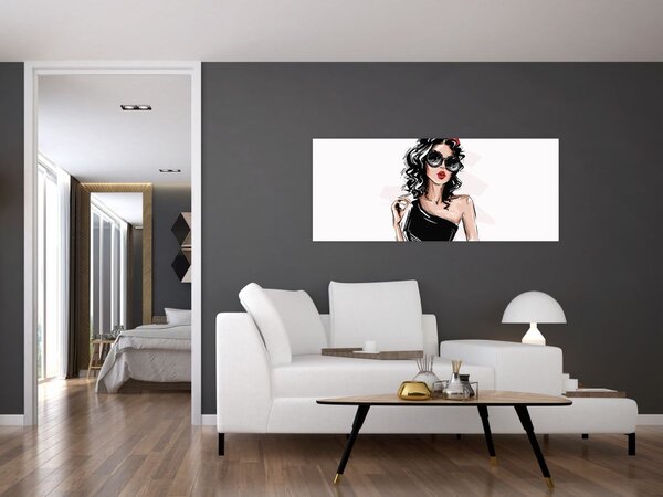 Slika - Modna žena (120x50 cm)