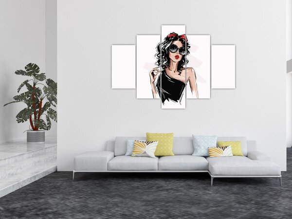 Slika - Modna žena (150x105 cm)