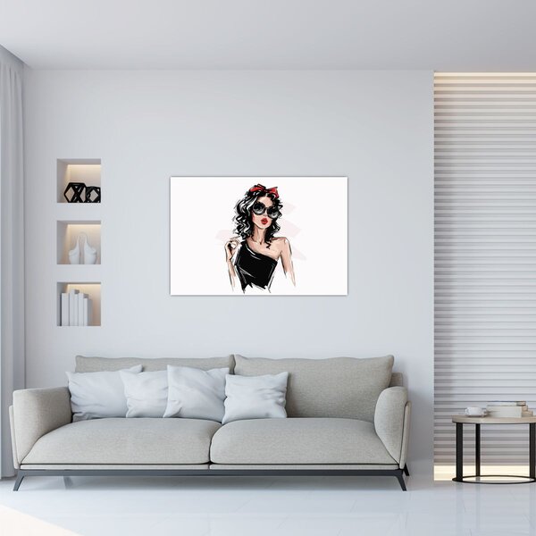 Slika - Modna žena (90x60 cm)