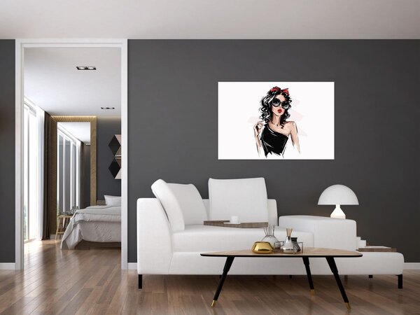 Slika - Modna žena (90x60 cm)