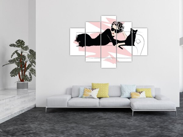 Slika - Modna dama (150x105 cm)