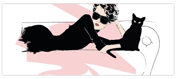 Slika - Modna dama (120x50 cm)