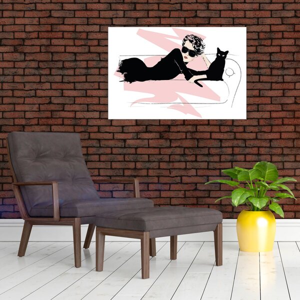 Slika - Modna dama (90x60 cm)