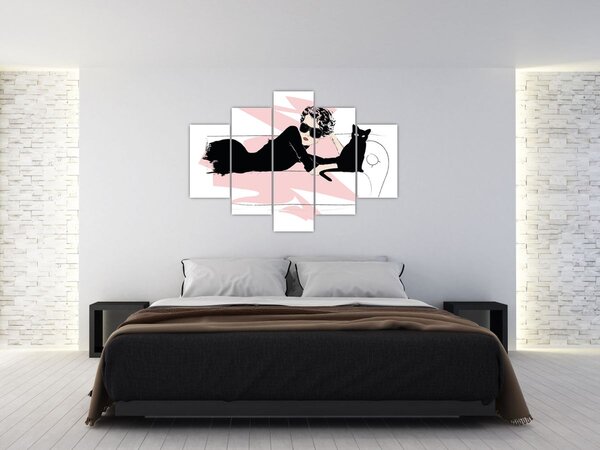 Slika - Modna dama (150x105 cm)
