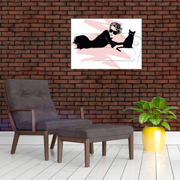 Slika - Modna dama (70x50 cm)