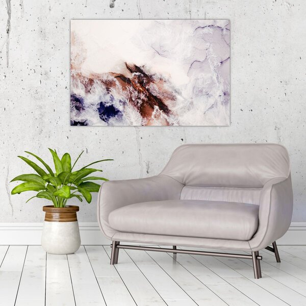 Slika - Ljubičasti mramor N⁰1 (90x60 cm)
