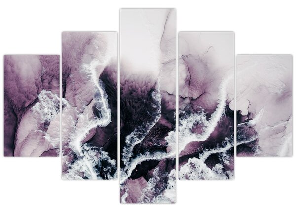 Slika - Ljubičasti mramor N⁰2 (150x105 cm)